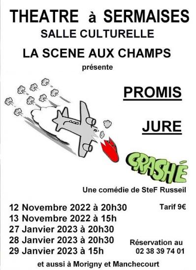 promis juré crashé piece de theatre