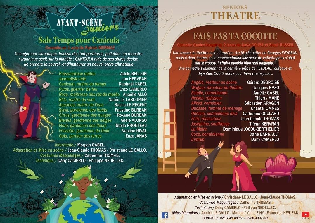 Programme théâtre Fais pas ta cocotte de stef russeil