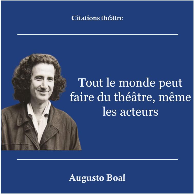 Citation  Théâtre Augusto Boal