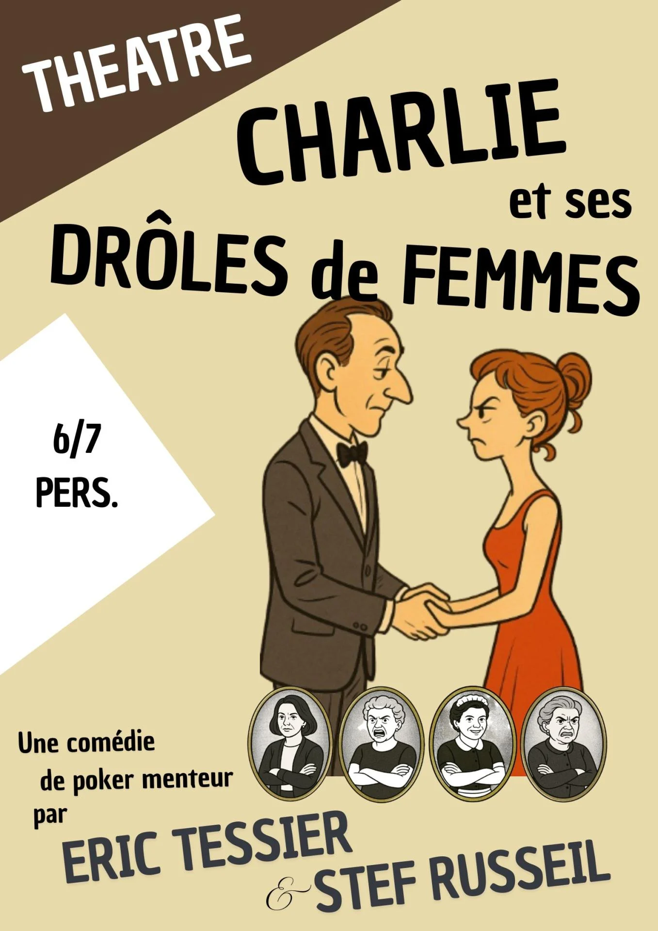 Charlie et ses droles de femmes theatre stef russeil