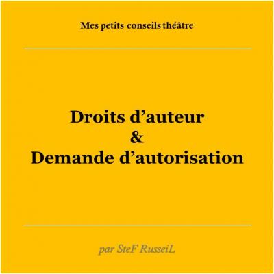 Droits d auteur demande autorisation sacd stef russeil