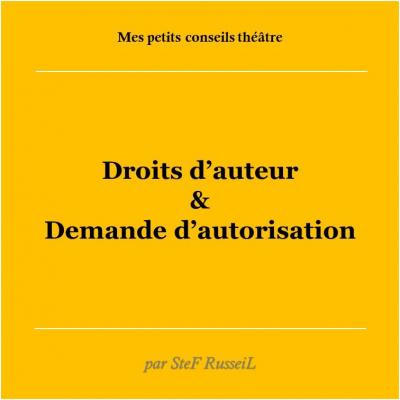 Droits d auteur demande autorisation sacd stef russeil