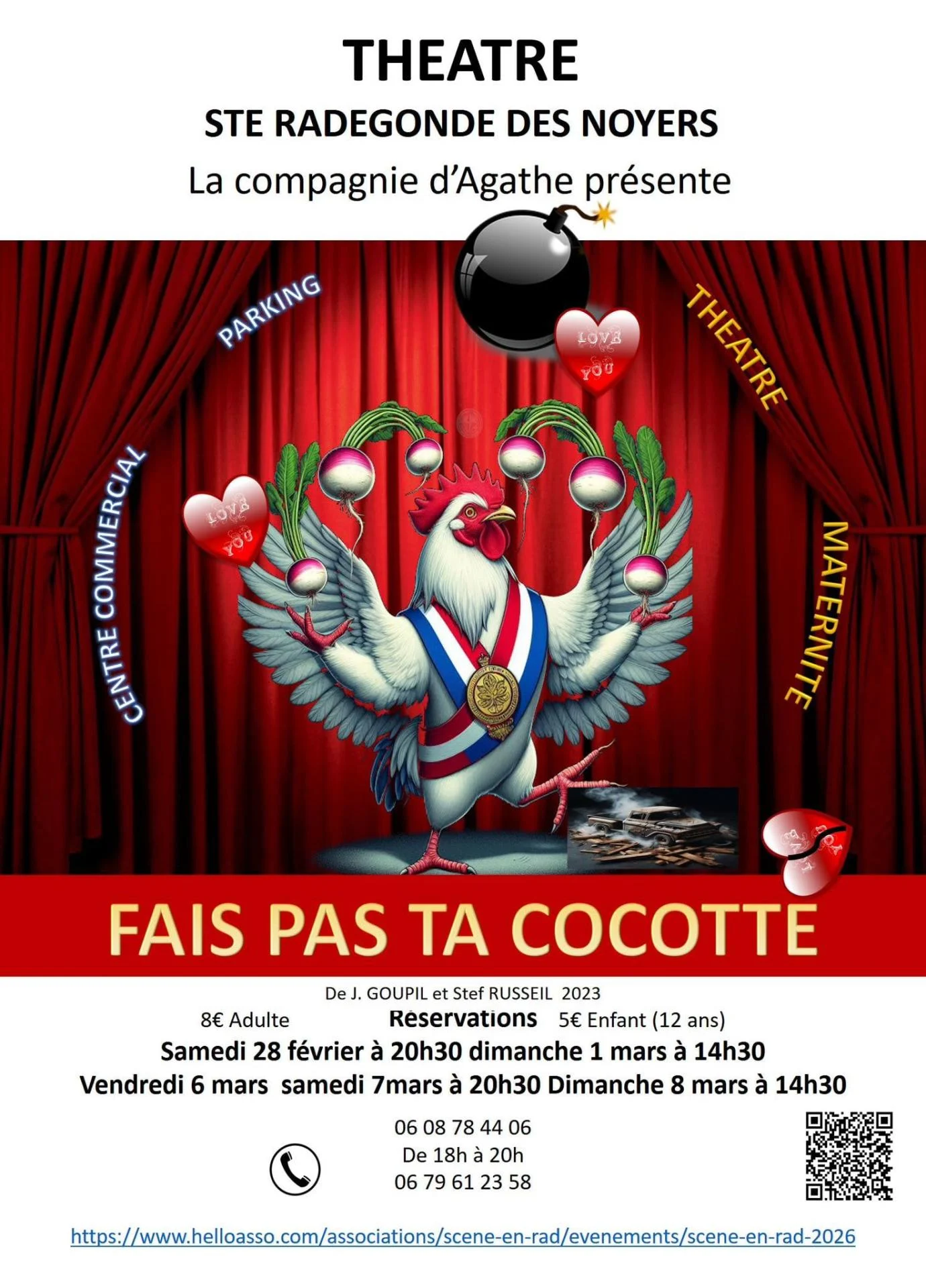 Fais pas ta cocotte piece theatre stef russeil compagnie agathe