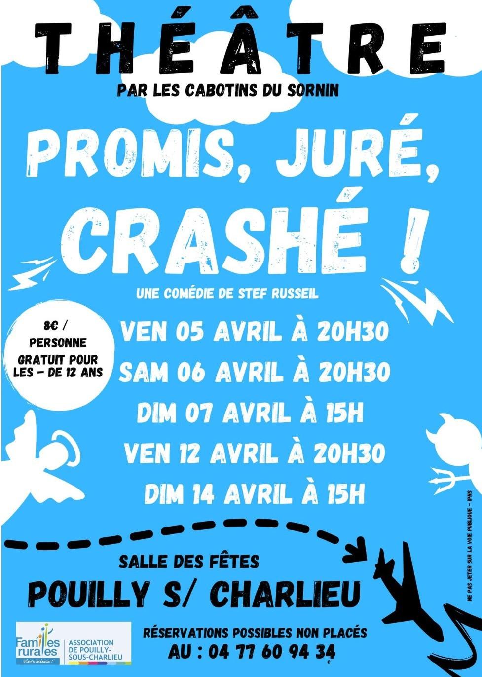 Promis jure crashe les cabotins du sornin theatre stef russeil