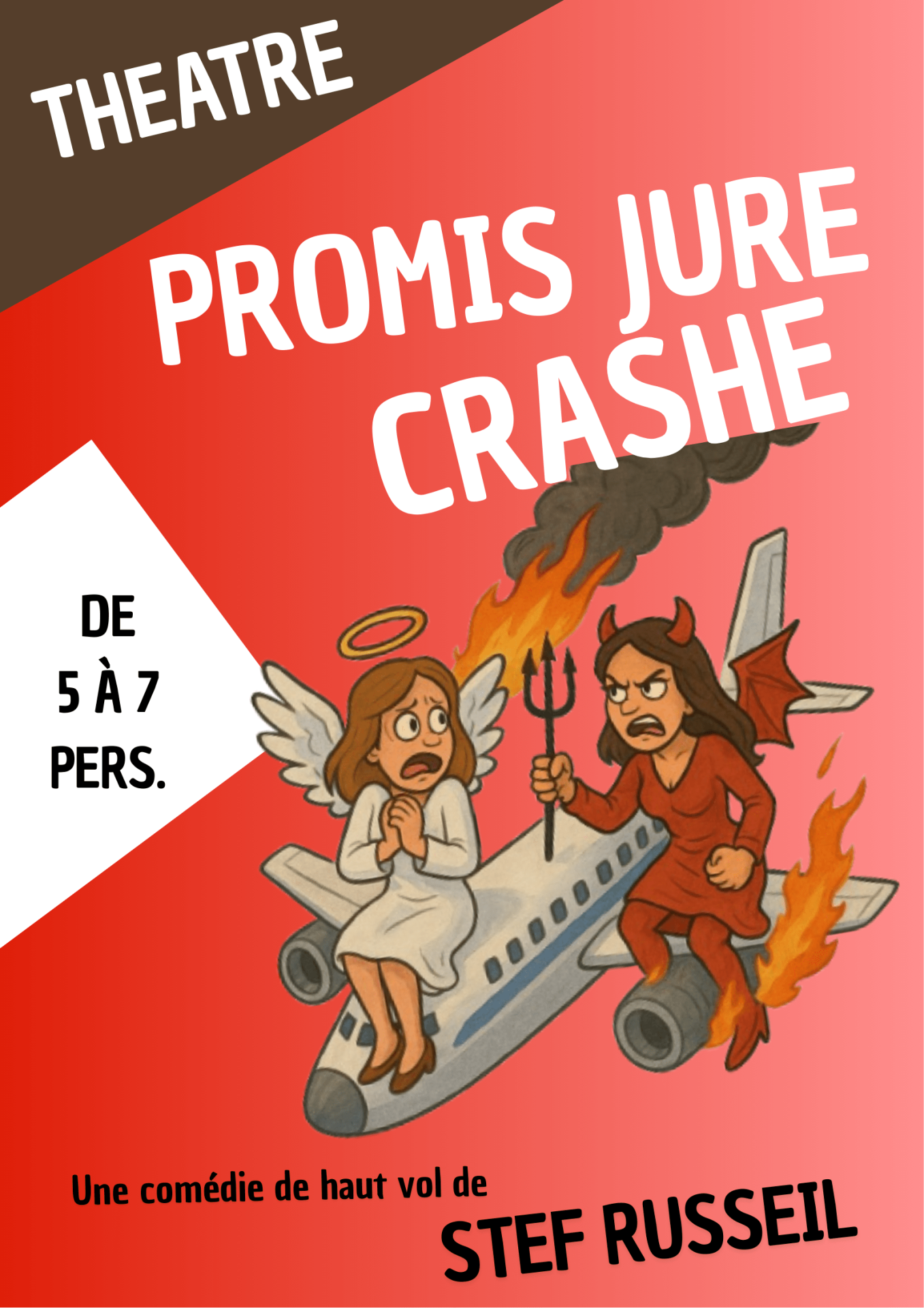 Revue de presse Promis jure crashe piece de theatre stefr russeil min 1