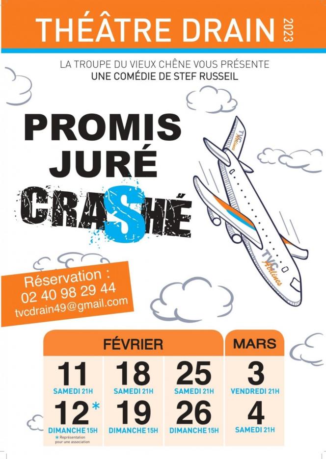 Promis jure crashe stef russeil le theatre du vieux chene