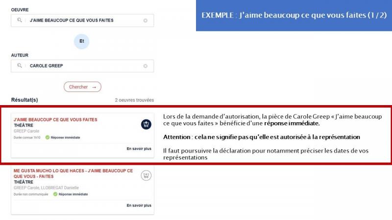 Sacd demande autorisation