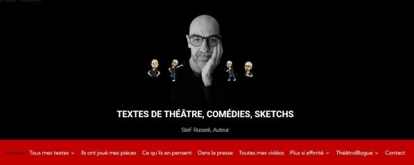 Site theatre stef russeil auteur
